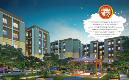 Meridian Aamar Bari – 1, 2 and 3 BHK Apartments in Kolkata