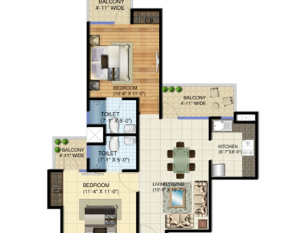 NBCC Aspire Verona Heights – 2, 2.5, 3 and 4 BHK Apartments in Noida