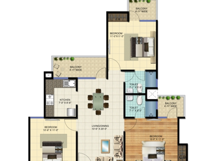 NBCC Aspire Verona Heights – 2, 2.5, 3 and 4 BHK Apartments in Noida