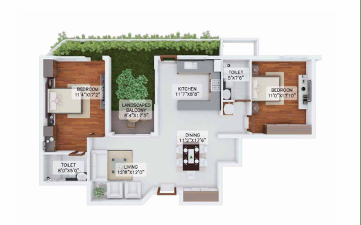 Northern Sky Courtyard – 2, 3 and 4 BHK Apartments in Mangalore