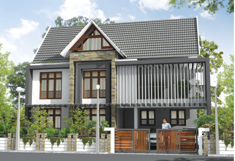 Paul Treesa Gardens – 3 BHK Villa in Kochi