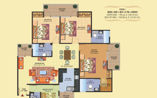 SCC Sapphire – 2 and 3 BHK Apartments in Ghaziabad