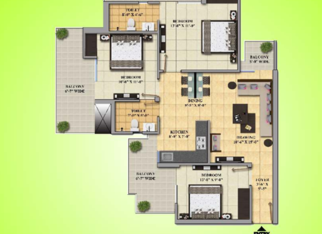 SKA Green Mansion – 2 and 3 BHK Apartments in Noida
