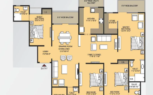 VVIP Addresses – 3, 4 and 5 BHK Apartments in Ghaziabad