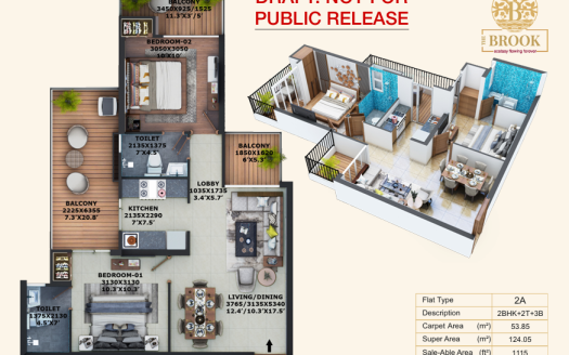 Fusion The Brook – 2, 3 and 4 BHK Apartments in Noida