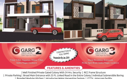 Garg Enclave Extension – 3 BHK Villa in Lucknow