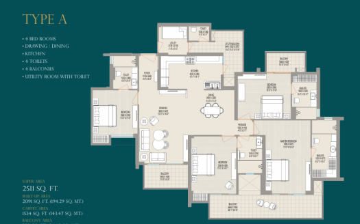 IVY County – 3 and 4 BHK Apartments in Noida