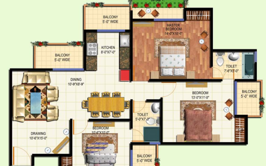 Terrace Homes – 2, 2.5, 3, 3.5 and 4 BHK Apartments in Noida