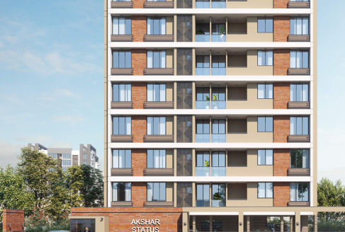 Akshar Status – 2 BHK Apartment in Ahmedabad
