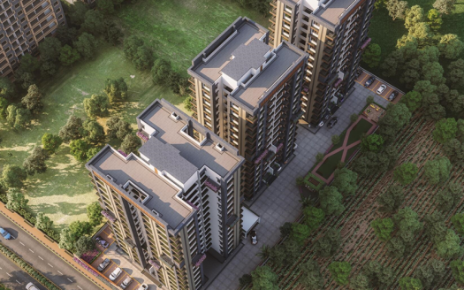 Dobaria Antriksh Heights- 2 and 3 BHK Apartments in Surat