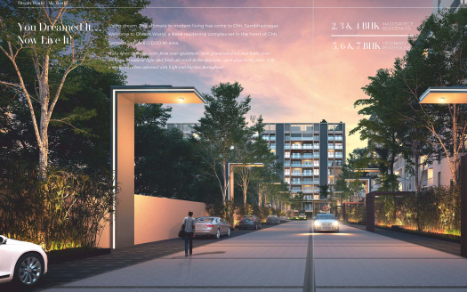 Dream World – 2, 3, 4 and 5 BHK Apartments in Aurangabad