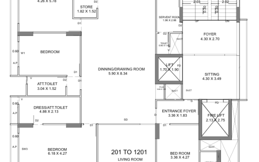 Kiara Monolith – 4 BHK Apartment in Ahmedabad