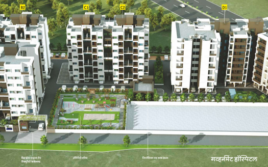 Pride Phoenix Building D – 1, 2 and 3 BHK Apartments in Aurangabad