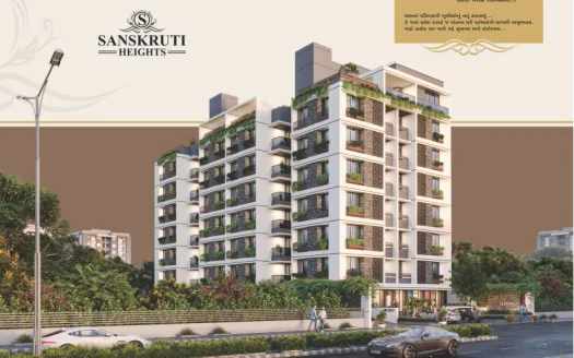 RJ Sanskruti Heights – 2 BHK Apartment in Ahmedabad