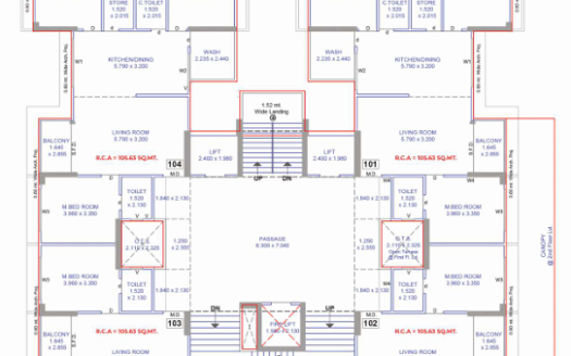 Shree Infra Riverview Heights D – 3 and 4 BHK Apartments in Surat