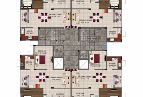 Vaishno Greens – 2 and 3 BHK Apartments in Bhubaneswar