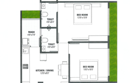 Vega Pushpam Heights – 2 BHK Apartment in Ahmedabad