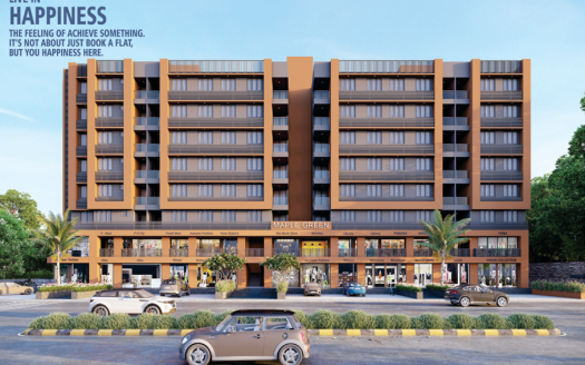 Maple Green Residency Tower A to D – 2 and 3 BHK Apartments in Gandhinagar