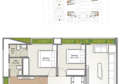 Polaris Elina – 3 BHK Apartment in Gandhinagar