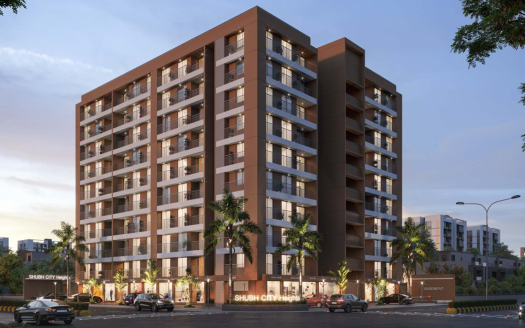Shubh City Heights – 2 BHK Apartment in Gandhinagar