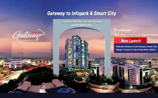 Confident Gateway – 2 and 3 BHK Apartment in Kochi