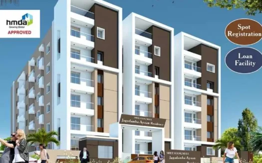 Jagadamba Ayaan Residency – 3 BHK Apartment in Hyderabad