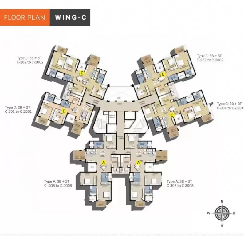 Purvankara Purva Scarlet Terraces Floor Plan 01
