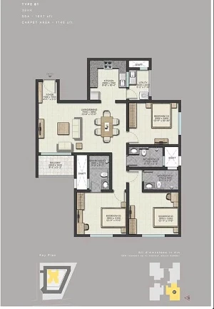 Sobha Athena Floor Plan 01