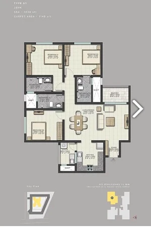Sobha Athena Floor Plan 02