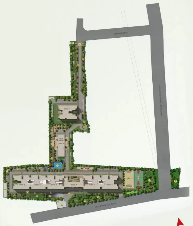 Sobha Sentosa Phase 3 Wing 3 And 4 FLOOR PLAN 01