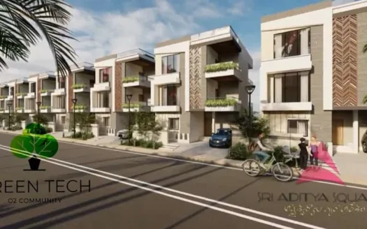 Sri Aditya Squares GREENTECH O2 Community – 3 and 4 BHK Independent House/Villa in Hyderabad