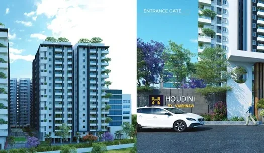 Vaishnavi Houdini Towers – 2 BHK Apartment in Hyderabad