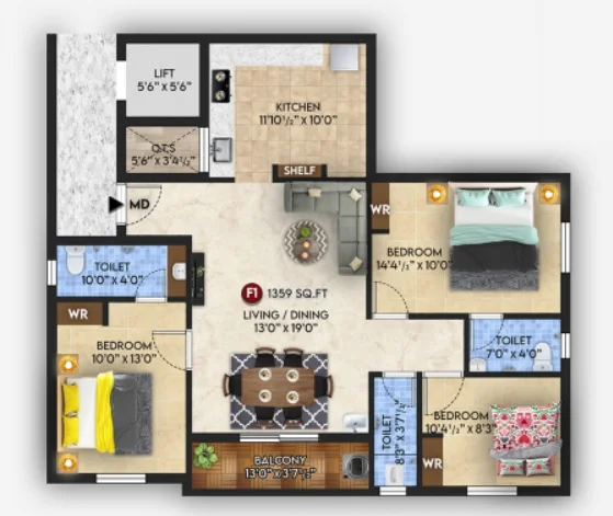 ATH Crystal Flor Plan 02
