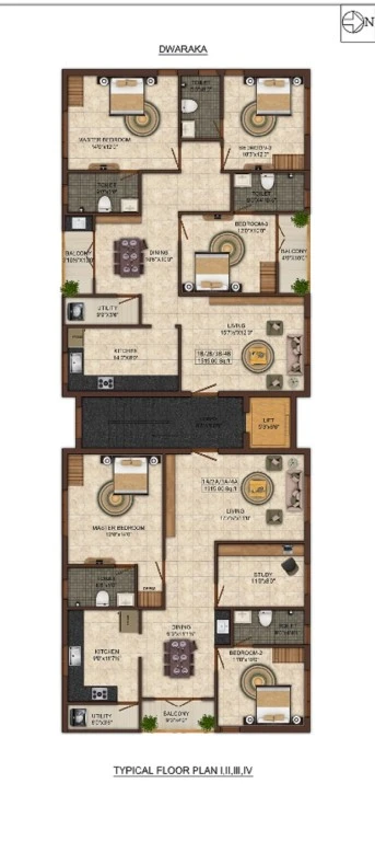 India Builders Dwaraka Floor Plan 01