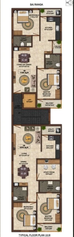 India Builders Sai Ranga Floor Plan 01