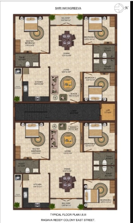 India Builders Shri Hayagreeva Floor Plan 02