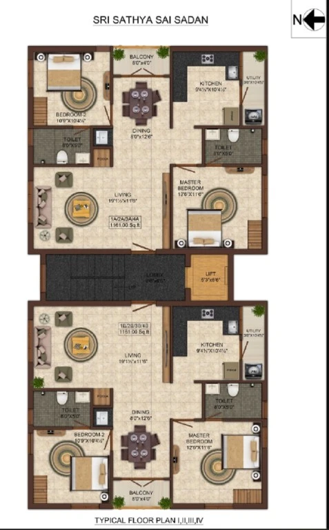 India Builders Sri Sathya Sai Sadan Floor Plan 01