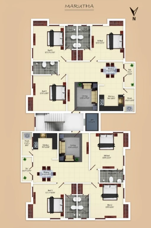 India Marutha Floor Plan 01