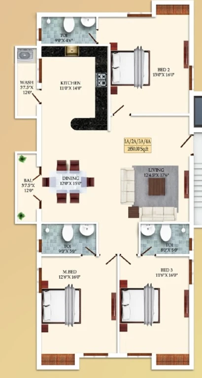 India Serenity Floor Plan 02