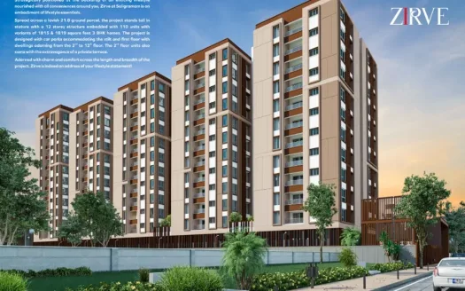 Krishna Zirve – 3 BHK Apartment in Chennai