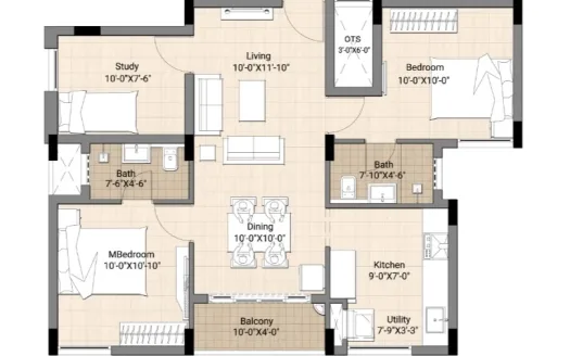Newry Arista – 2 BHK Apartment in Chennai