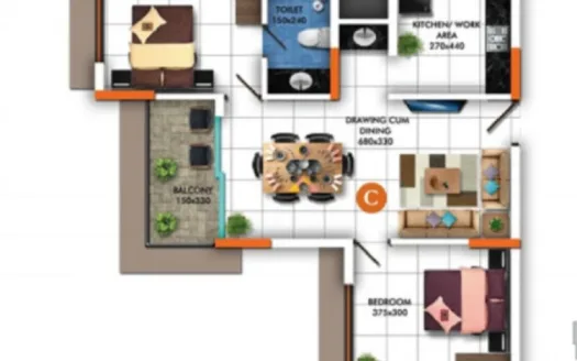 S I S Queenstown – 2 and 3 BHK Apartment in Chennai