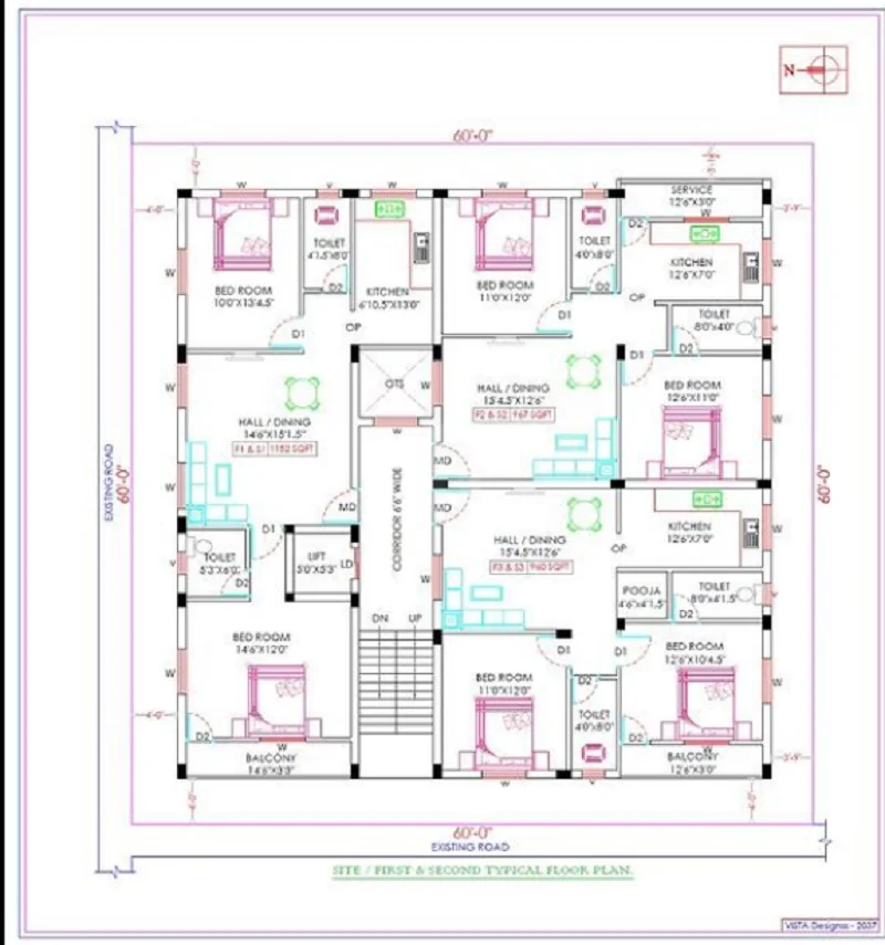 Sri Pattathuaradi Amman Flats Floor Plan 03