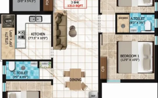 Vishnu Imperial Tower – 2 and 3 BHK Apartment in Chennai