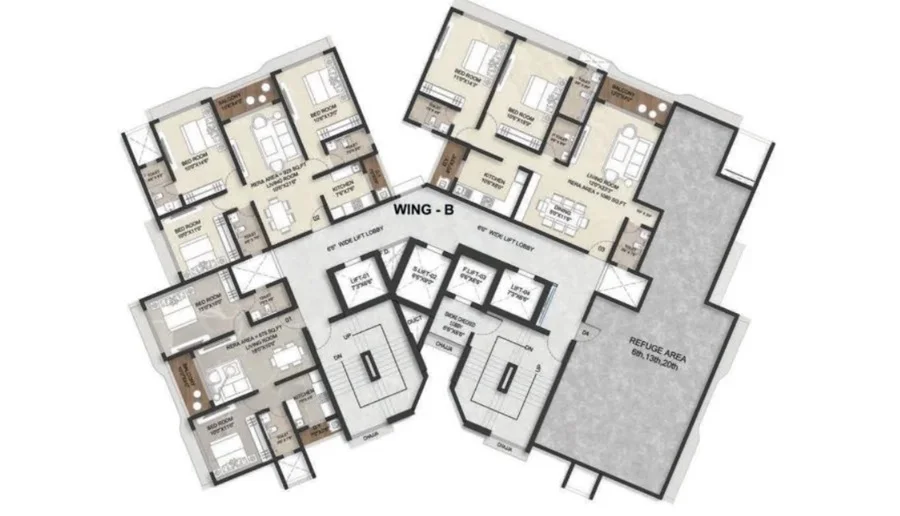 Chandiwala Pearl Providence floor img 01