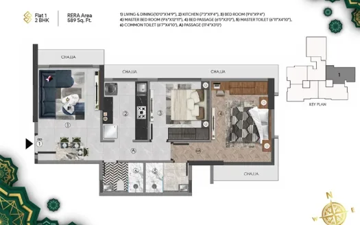 Codename Labbaik – 1 and 2 BHK Apartment in Mumbai