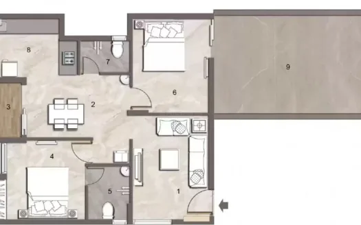 Jains Anayna – 2 BHK Apartment in Coimbatore