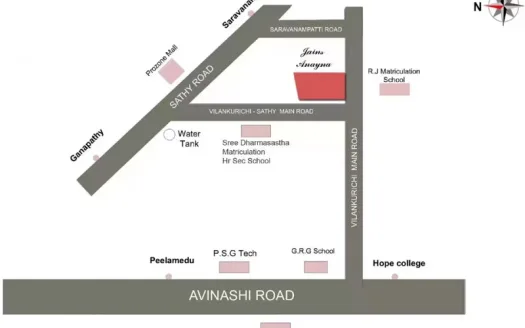 Jains Anayna – 2 BHK Apartment in Coimbatore