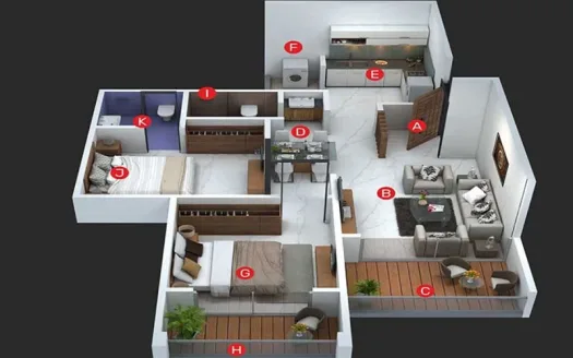Majestique Signature Towers – 2 BHK Apartment in Pune