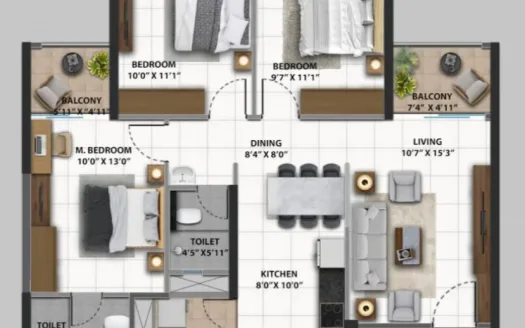 Provident Codename Plus life – 1, 2 and 3 BHK Apartment in Pune